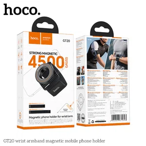 Hoco GT20 Wrist Armband Magnetic Holder for Phone - Available at AfnoBazar Nepal