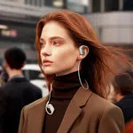 Hoco EA7 Suerte ANC+ENC Open True Wireless BT Headset - Available at AfnoBazar Nepal
