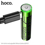 Hoco JA4 AAA Rechargeable Lithium Battery - Available at AfnoBazar Nepal