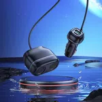 Hoco Z59 Rank 48W Dual Port PD30W+QC3.0 Dual Lighter Slot Car Charger - Available at AfnoBazar Nepal
