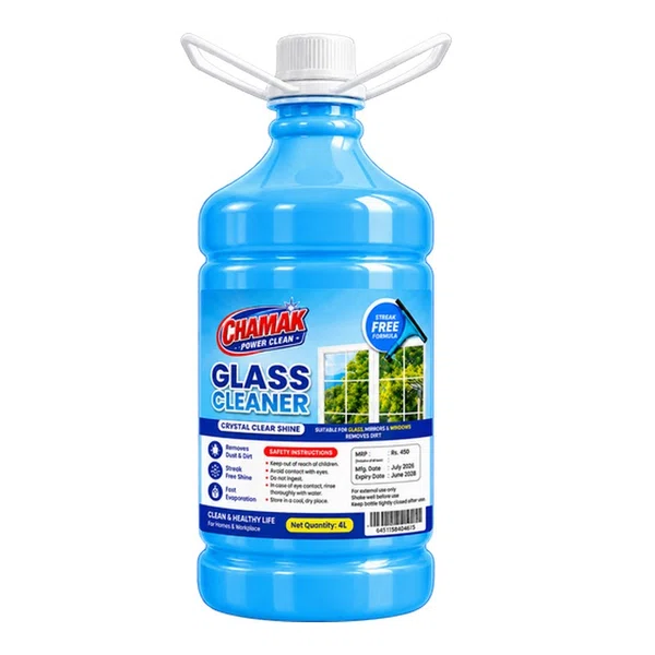 Chamak Power Clean Glass Cleaner 4 L