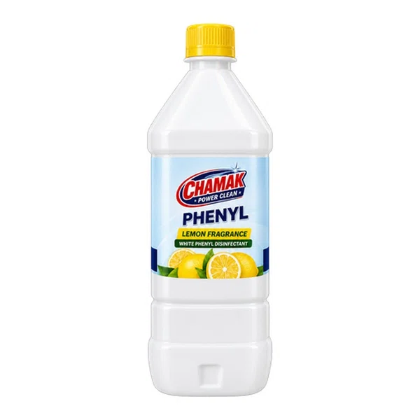 Chamak Power Clean White Phenyl, Lemon Fragrance 1 L