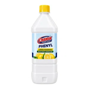 Chamak Power Clean White Phenyl, Lemon Fragrance 1 L