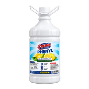 Chamak Power Clean White Phenyl, Lemon Fragrance 4 L