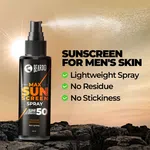 Beardo Max Sunscreen Spray SPF 50 for Men 50ml image 4