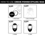 Beardo Creme Power Styling Hair Wax 75g image 2