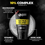 Beardo Ultraglow Face Wash for Men 100ml image 4