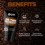 Beardo De-Tan Coffee Face Wash for Men 100ml image 6