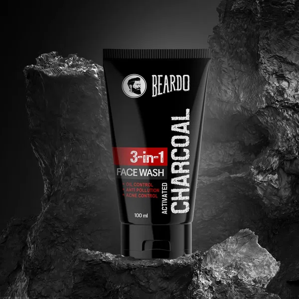 Beardo Activated Charcoal Face Wash for Men 100ml