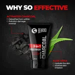 Beardo Activated Charcoal Face Wash for Men 100ml image 3