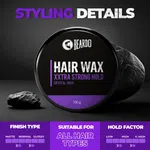 Beardo Xxtra Strong Hold Hair Wax 100g image 2