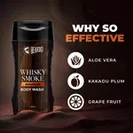 Beardo Whisky Smoke Bourbon Body Wash for Men 200ml image 3