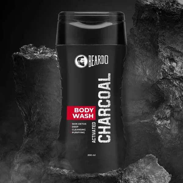 Beardo Activated Charcoal Body Wash for Men 200ml