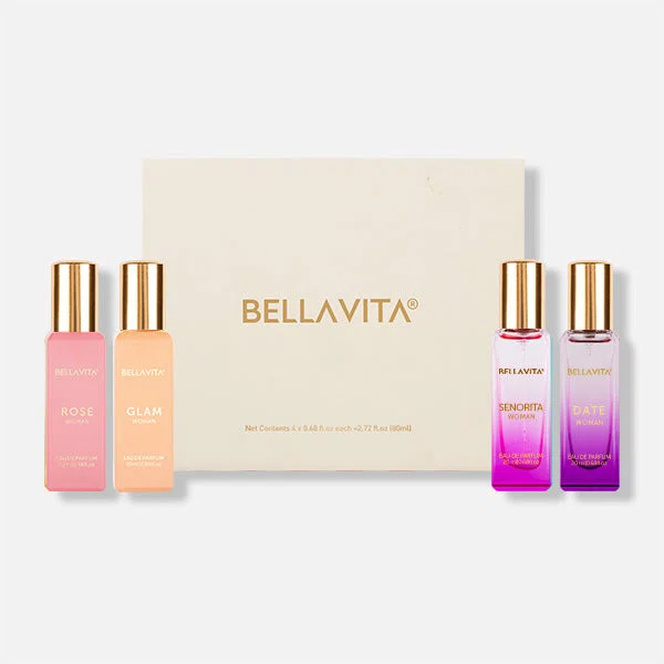 Bella Vita Woman Perfume Gift Set 4 x 20ml