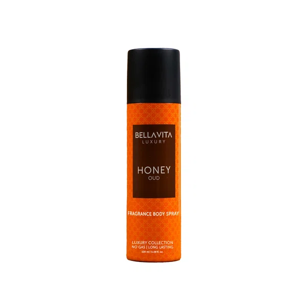 Bella Vita Honey Oud Luxury No Gas Deo Body Spray 120ml