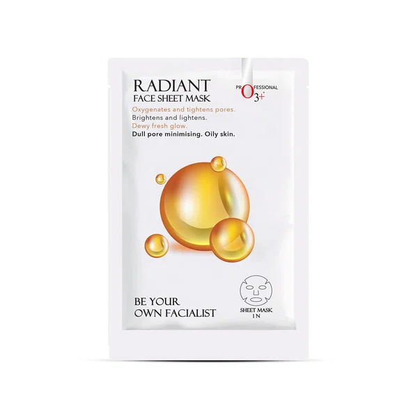 O3+ Facialist Radiant Face Sheet Mask 30g - Available at AfnoBazar Nepal