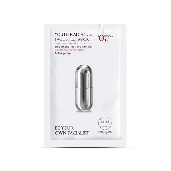 O3+ Facialist Youth Radiance Face Sheet Mask 30g - Available at AfnoBazar Nepal