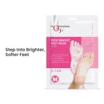 O3+ Pedi Bright Feet Mask Gloves 40g - Available at AfnoBazar Nepal