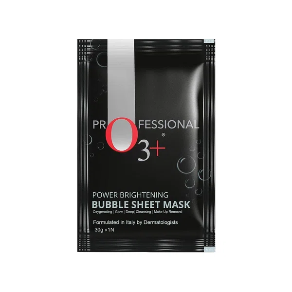 O3+ Power Brightening Bubble Sheet Mask 30g - Available at AfnoBazar Nepal