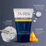 O3+ Alpha Men D-Tan Sunscreen SPF 50 50g - Available at AfnoBazar Nepal