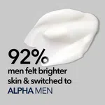 O3+ Alpha Men Bright Glow Face Wash 100ml - Available at AfnoBazar Nepal