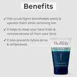 O3+ Alpha Men Acno D-Tan Scrub 50g - Available at AfnoBazar Nepal