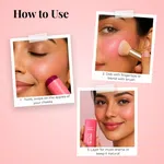 Just Herbs Born To Blush Stick Berry Bloom with Shea Butter and Cica 14g - Available at AfnoBazar Nepal