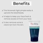 O3+ Alpha Men Acno D-Tan Face Wash 100ml - Available at AfnoBazar Nepal