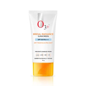 O3+ Bridal Radiant Sunscreen SPF 50 75g - Available at AfnoBazar Nepal
