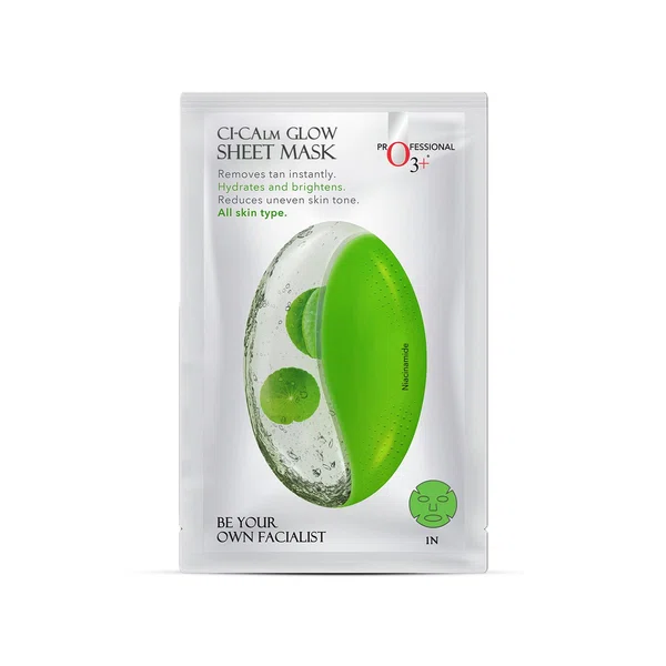 O3+ Calm Glow Sheet Mask 30g - Available at AfnoBazar Nepal