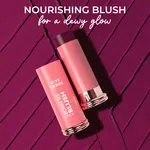 Just Herbs Born To Blush Stick Red Hot with Shea Butter and Cica 14g - Available at AfnoBazar Nepal