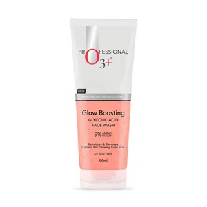 O3+ Glow Boosting Glycolic Acid Face Wash 100g - Available at AfnoBazar Nepal