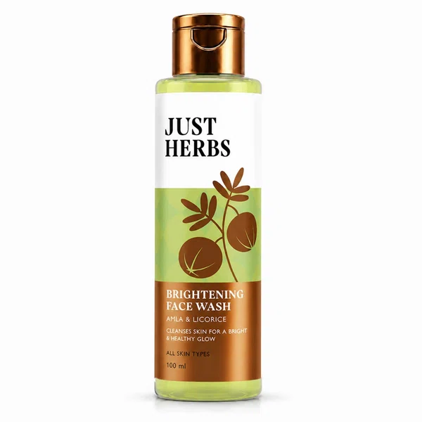 Just Herbs Vitamin C Amla Liquorice Root Face Wash 100ml - Available at AfnoBazar Nepal