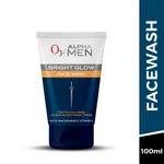 O3+ Alpha Men Bright Glow Face Wash 100ml - Available at AfnoBazar Nepal