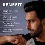 O3+ Alpha Men Bright Glow Face Wash 50g - Available at AfnoBazar Nepal