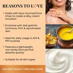 Just Herbs Ghee and 24K Gold Body Butter 250ml - Available at AfnoBazar Nepal