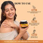 Just Herbs Ghee and 24K Gold Body Butter 250ml - Available at AfnoBazar Nepal