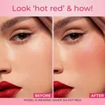 Just Herbs Born To Blush Stick Red Hot with Shea Butter and Cica 14g - Available at AfnoBazar Nepal