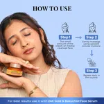 Just Herbs Ghee and 24K Gold Night Cream 50ml - Available at AfnoBazar Nepal