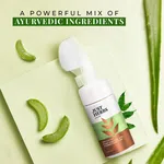 Just Herbs Neem Aloe Vera Foaming Face Wash 100ml - Available at AfnoBazar Nepal