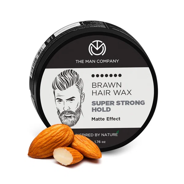 The Man Company Brawn Hair Wax Almond and Argan 50g - Available at AfnoBazar Nepal