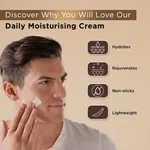 The Man Company Daily Moisturising Cream Shea Butter and Vitamin E 50g - Available at AfnoBazar Nepal