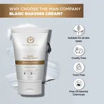 The Man Company Blanc Shaving Cream 100g - Available at AfnoBazar Nepal