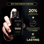 Bella Vita CEO Man Intense Perfume for Men 100ml image 4