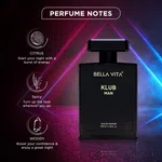 Bella Vita Klub Man Perfume for Men 100ml image 2