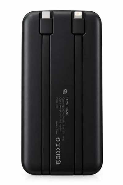Power King P-H32E 30000mAh 22.5W Fast Charging Power Bank with Built-in Type-C & Lightning Cable - Available at AfnoBazar Nepal