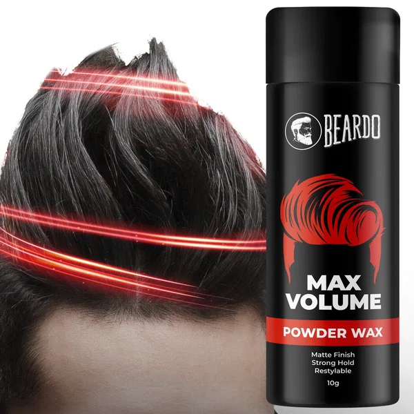Beardo Max Volume Hair Powder Wax 10g - Available at AfnoBazar Nepal