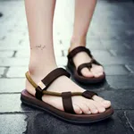 Women's Toe Loop Strap Hiking Sandals - Coffee image 5