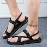 Women's Black Soft Hiking Sandals with Hook and Loop Closure image 4