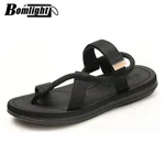 Women's Black Soft Hiking Sandals with Hook and Loop Closure image 5